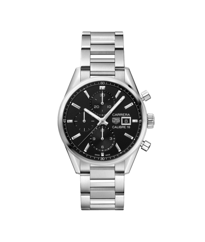 TAG Heuer Calibre 16 41 Stainless Steel / Black / Bracelet